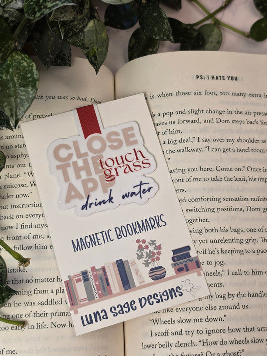 Magnetic Bookmark: Close the App