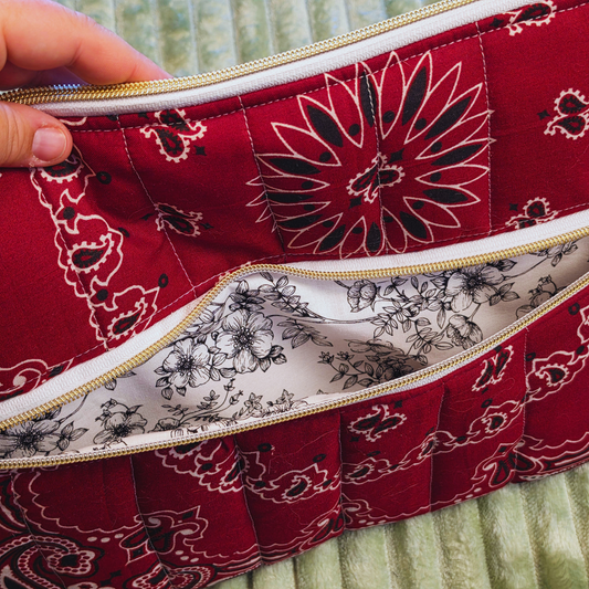 Red Bandana Oversized Tablet Case