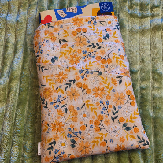 Creamsicle Floral Book Sleeve