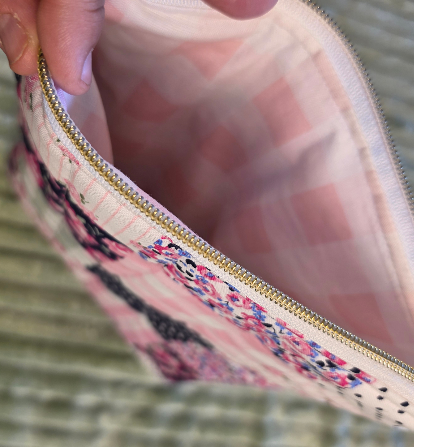 Pink & Gingham Patchwork Tablet Case