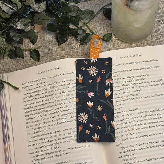 Fabric Bookmark: Forrest Floral