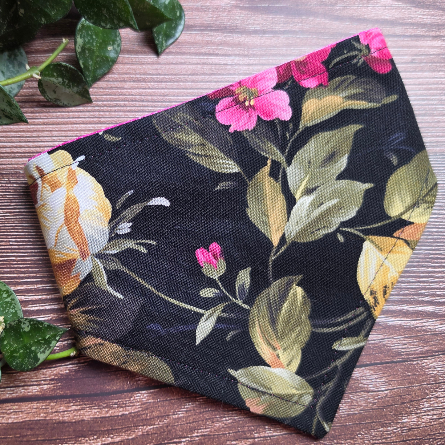 Pink & Butter Floral Scrunchie Pet Bandana