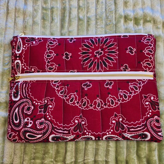 Red Bandana Oversized Tablet Case