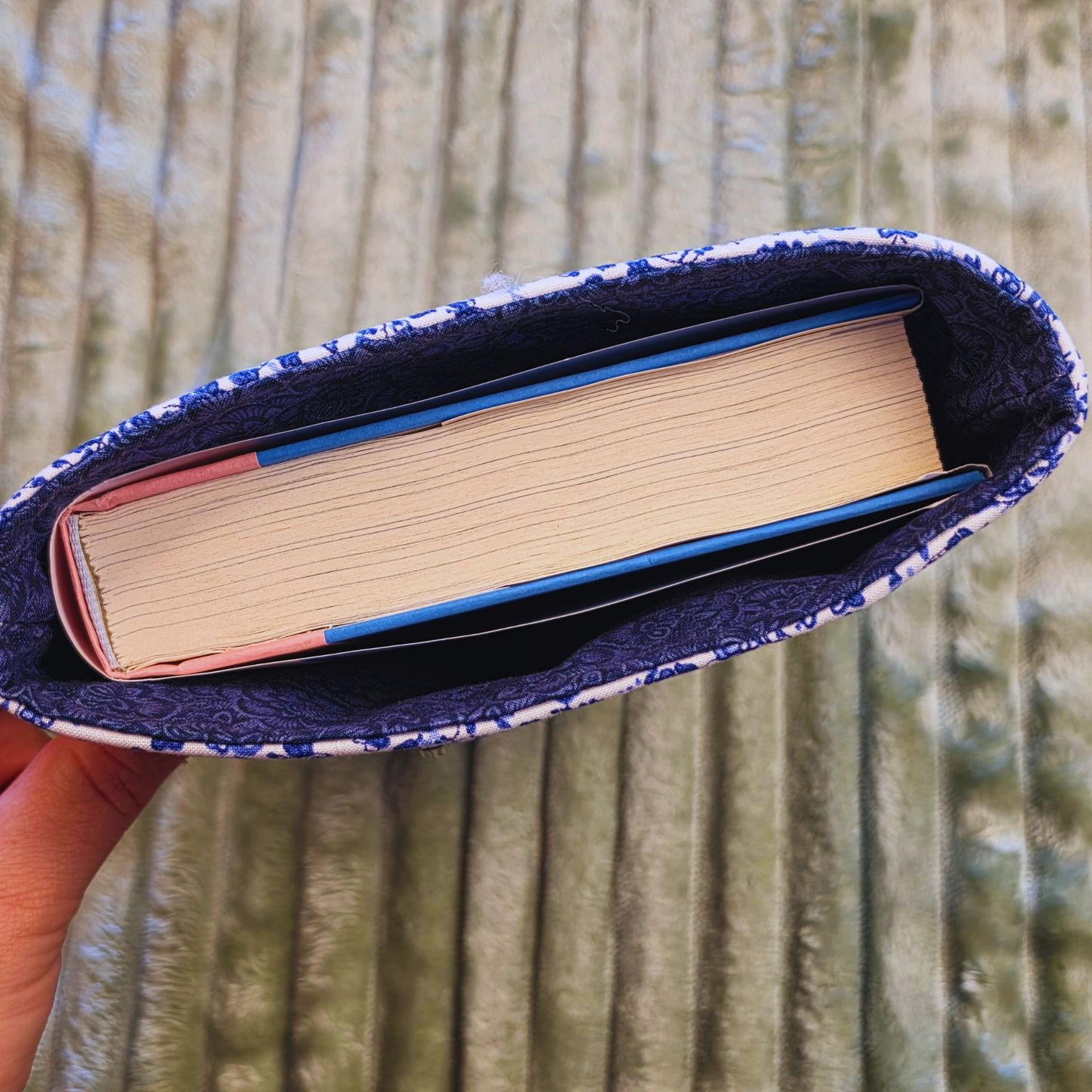 Blueberry Floral Book Sleeve