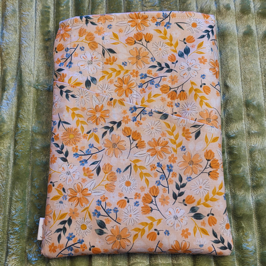 Creamsicle Floral Book Sleeve