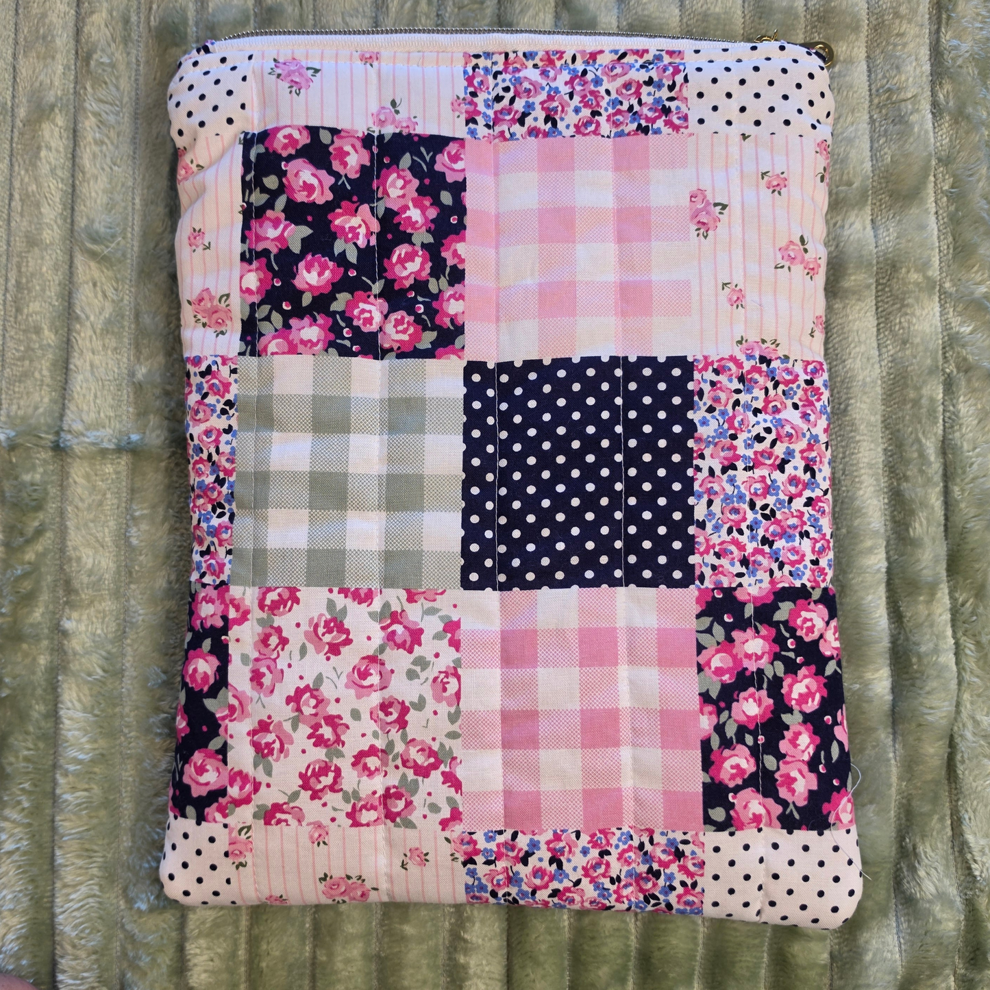Pink & Gingham Patchwork Tablet Case