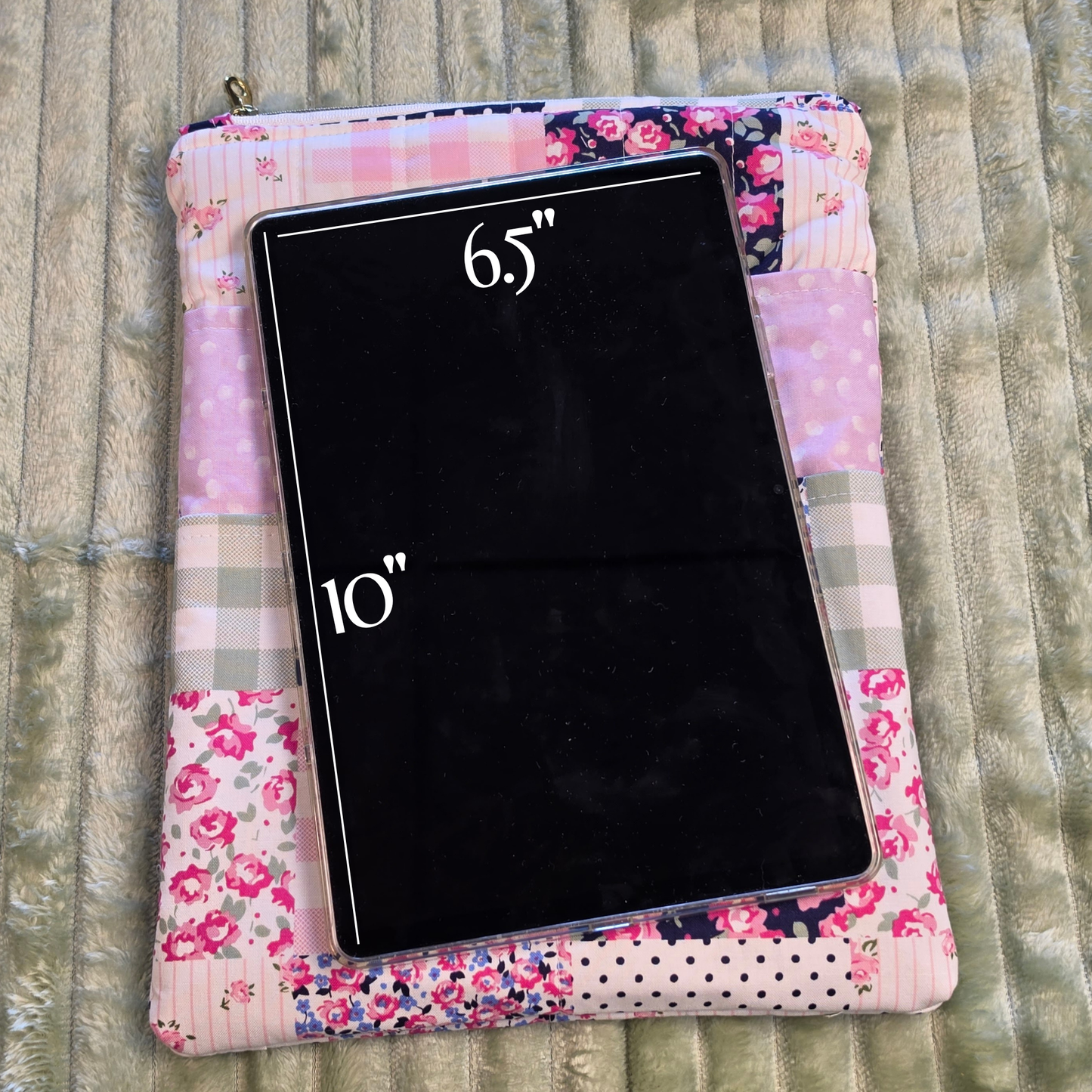 Pink & Gingham Patchwork Tablet Case