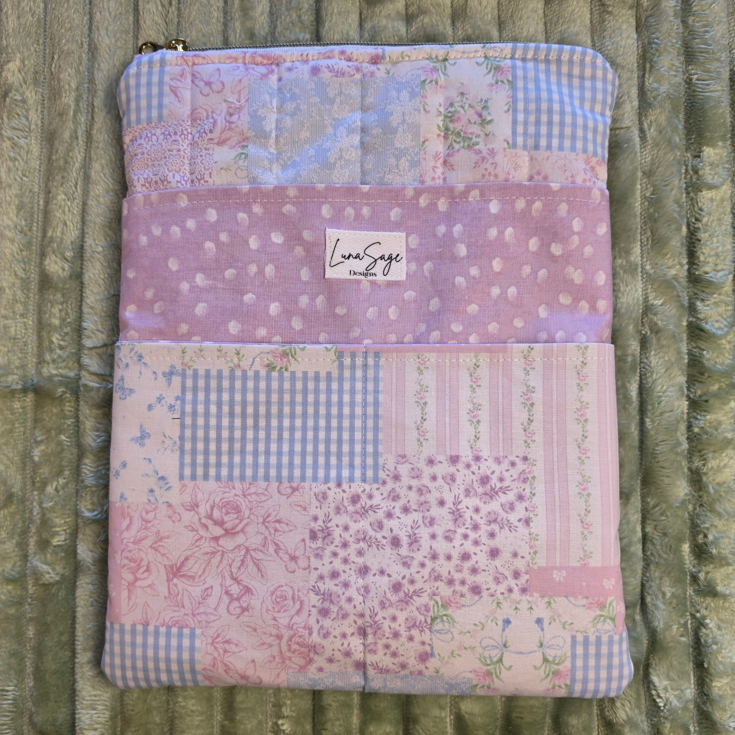 Purple Patchwork Tablet Case