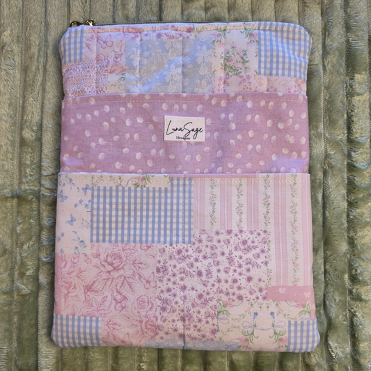 Purple Patchwork Tablet Case